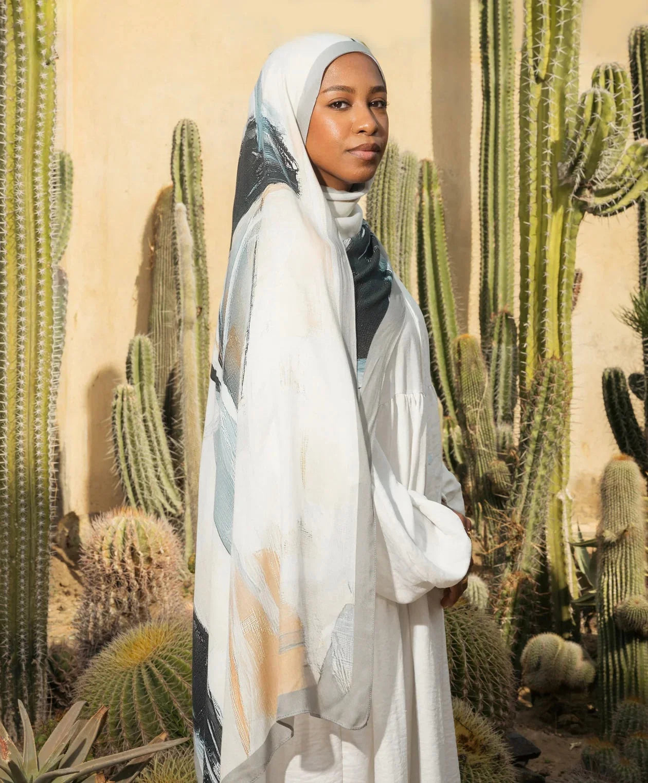 Brush Strokes Modal Hijab