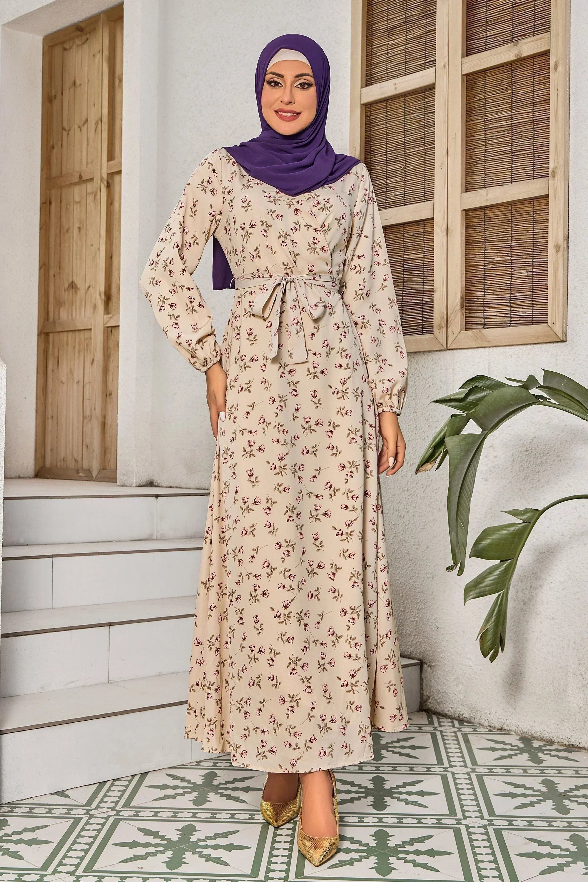 Petal Perfect Cream Maxi Dress