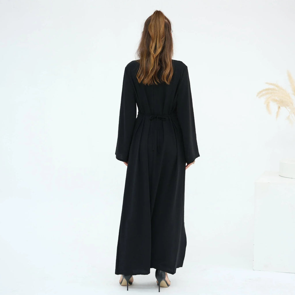 Side Ruched Abaya