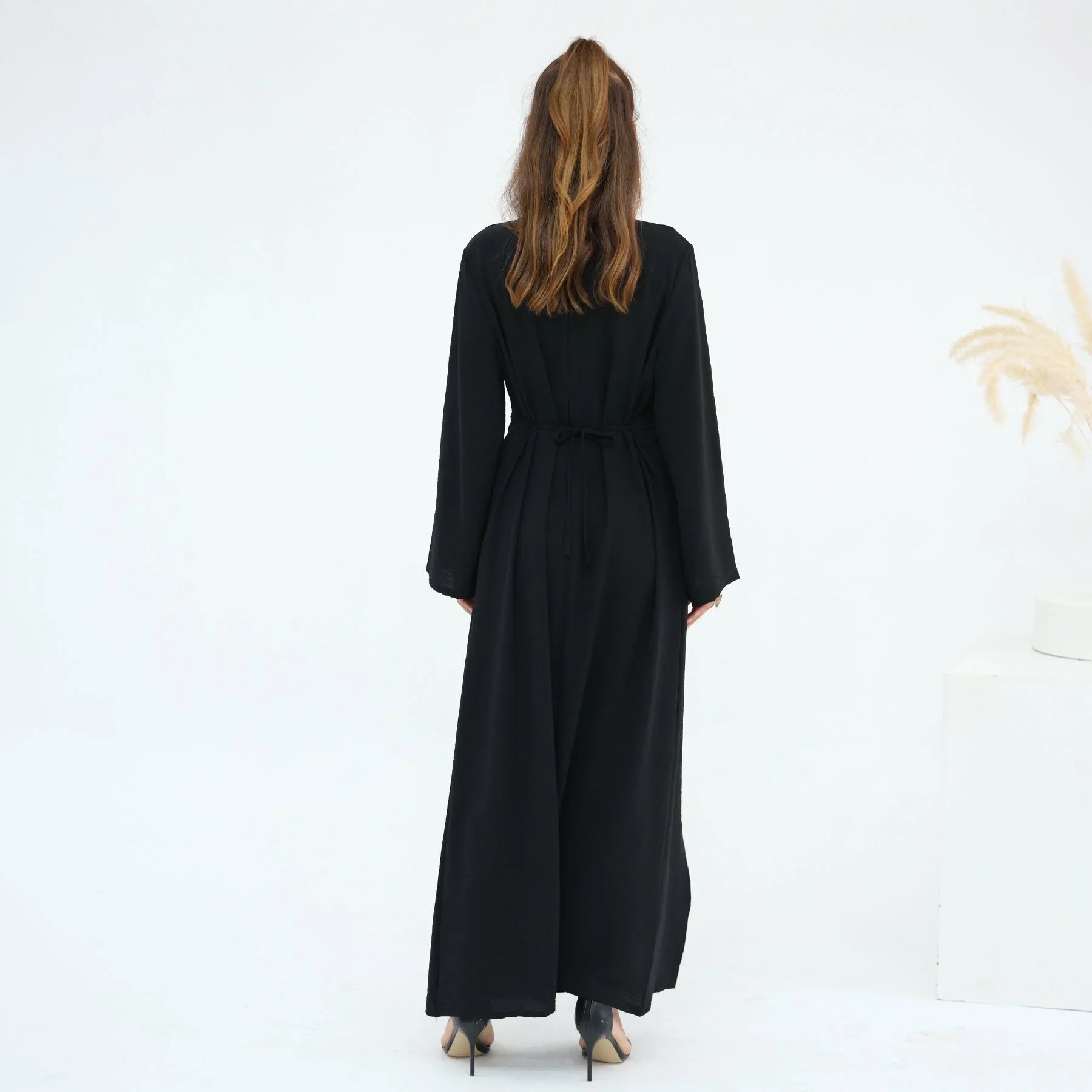 Side Ruched Abaya