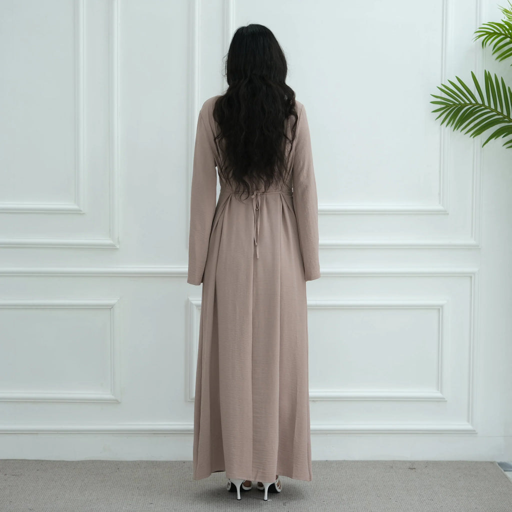 Side Ruched Abaya