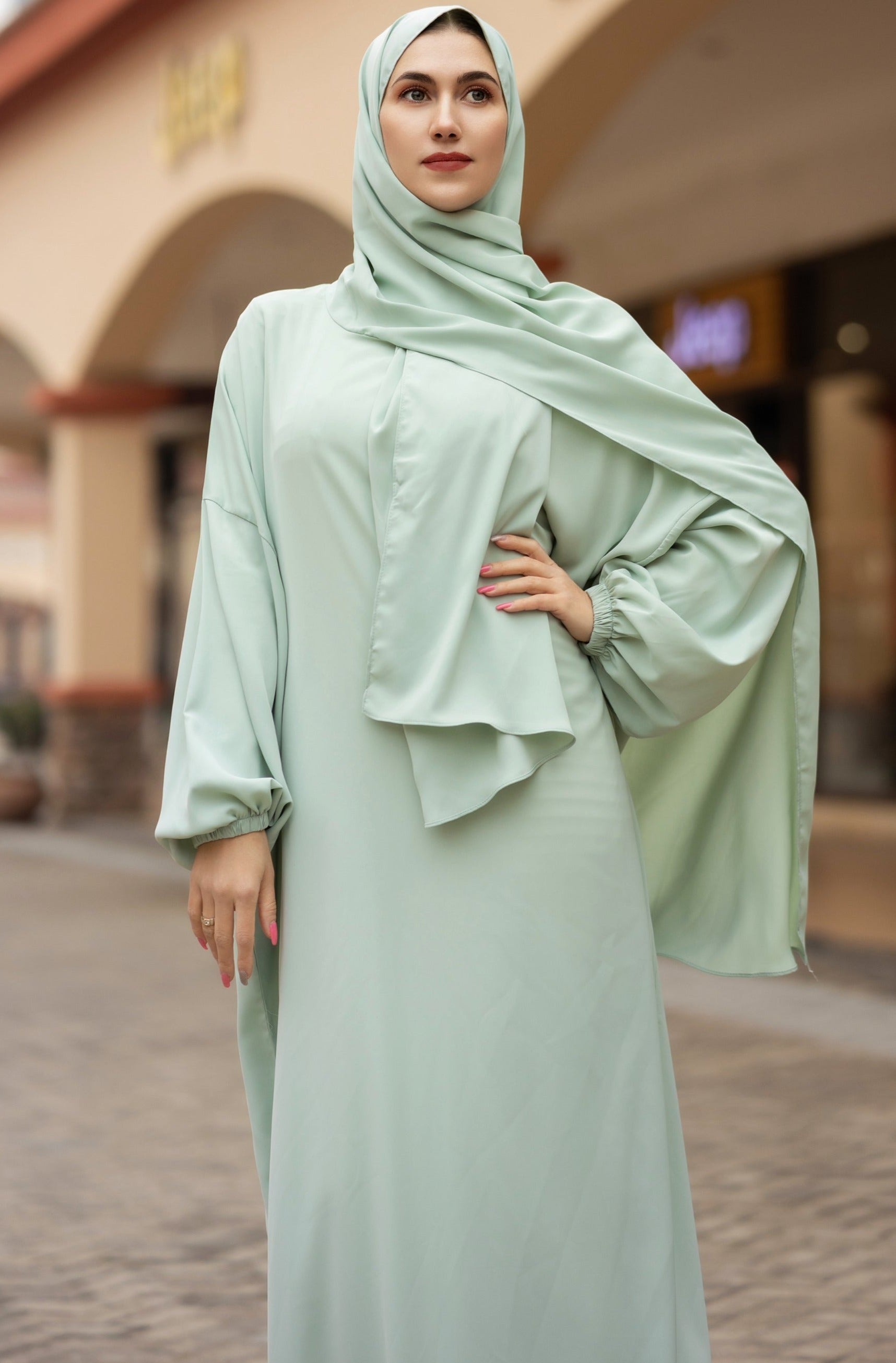 Wrap One Piece Salah Prayer Outfit (More colors available)